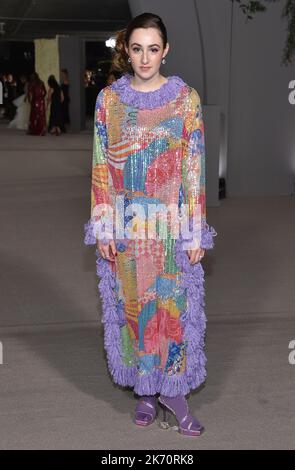 Los Angeles, Stati Uniti. 15th Ott 2022. Vanessa Burghardt arriverà al secondo Gala annuale dell'Academy Museum che si terrà presso l'Academy Museum of Motion Pictures di Los Angeles, California, il 15 ottobre 2022. © OConnor/AFF-USA.com Credit: AFF/Alamy Live News Foto Stock