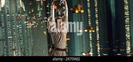 EWAN MCGREGOR, Star Wars: Episodio II - attacco dei cloni, 2002 Foto Stock