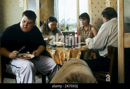 JAMES CORDEN, ALISON GARLAND, LESLEY MANVILLE, TIMOTHY SPALL, TUTTO O NIENTE, 2002 Foto Stock