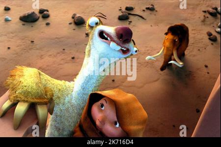 SID, ROSHAN, MANNY, Ice Age, 2002 Foto Stock