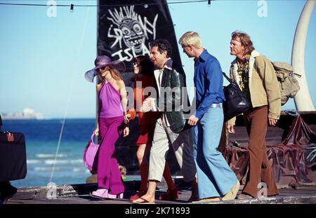 SARAH MICHELLE GELLAR, LINDA CARDINELLI, ROWAN ATKINSON, FREDDIE PRINZE JR, MATTHEW LILLARD, SCOOBY-DOO, 2002 Foto Stock