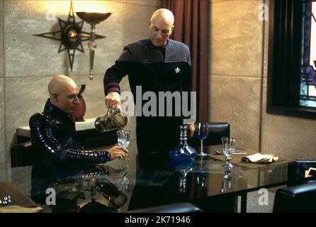 TOM HARDY, Patrick Stewart, Star Trek: Nemesis, 2002 Foto Stock