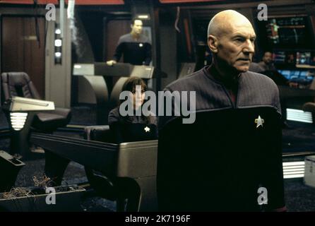 MARINA SIRTIS, Patrick Stewart, Star Trek: Nemesis, 2002 Foto Stock