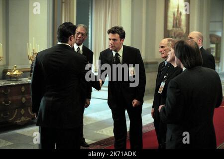 CIARAN CERVE, Morgan Freeman, BEN AFFLECK, la somma di tutte le paure, 2002 Foto Stock