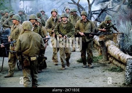 PETER STORMARE, Nicolas Cage, NOAH EMMERICH, ADAM BEACH, WINDTALKERS, 2002 Foto Stock