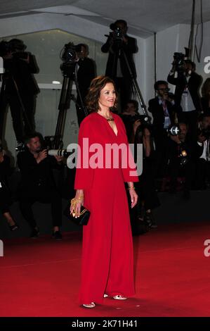 Sigourney Weaver arrievs al 79th° Festival del Film di Venezia 2022 Foto Stock