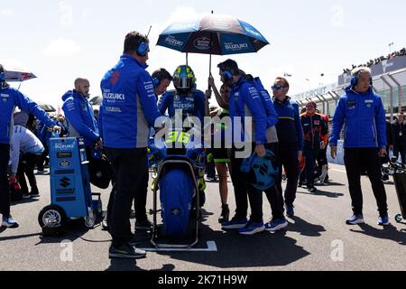 Phillip Island, Australia, 16 ottobre 2022. Joan Mir di Spagna sul Team Suzuki Ecstar Suzuki in occasione dell'inizio della 2022° MotoGP Australiana sul circuito di Phillip Island il 16 ottobre 2022 a Phillip Island, Australia. Credit: Ivica Glavas/Speed Media/Alamy Live News Foto Stock