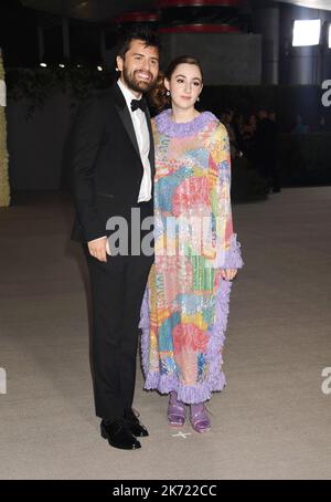 Los Angeles, California. 15th Ott 2022. Vanessa Burghardt (R) e ospite partecipano al 2nd° annuale Academy Museum Gala all'Academy Museum of Motion Pictures il 15 ottobre 2022 a Los Angeles, California. Credit: Jeffrey Mayer/JTM Photos/Media Punch/Alamy Live News Foto Stock