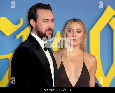 16 ottobre 2022 - Londra, Inghilterra, Regno Unito - Kate Hudson e Danny Fujikawa partecipano al 66th° Gala di chiusura del BFI London Film Festival - Glass Onion: A Kniv Foto Stock