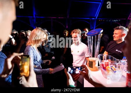 VISCAAL Bent (nld), Algarve Pro Racing, Oreca 07 - Gibson, ritratto durante la premiazione della 2022 European le Mans Series e della Ligier European Series il 25 settembre, a Portimao, Portogallo - Foto Joao Filipe / DPPI Foto Stock