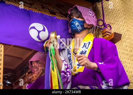 Kawagoe festival (Matsuri) a Saitama, Giappone Foto Stock