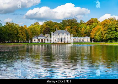 Parco Rivierenhof ad Anversa, Belgio. Foto Stock