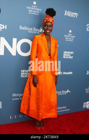 Newport Beach, Stati Uniti. 16th Ott 2022. Anna Diop al Newport Beach Film Festival Onors and 10 actors to Watch al Balboa Bay Resort il 16 ottobre 2022 a Newport Beach, CA (Photo by Katrina Jordan/Sipa USA) Credit: Sipa USA/Alamy Live News Foto Stock