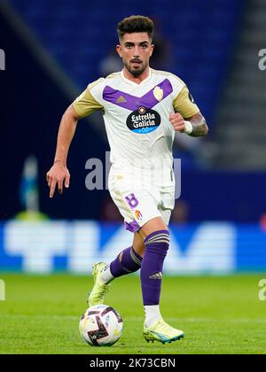 Ramon Rodriguez Monchu di Real Valladolid durante la partita la Liga tra RCD Espanyol e Real Valladolid giocato allo stadio RCDE il 16 ottobre 2022 a Barcellona, Spagna. (Foto di Sergio Ruiz / PRESSIN) Foto Stock