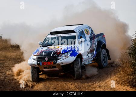 223 MITTENTI Johann (nld), STIJN Henricus (nld), ORC - Oeste Racing Competition, Fiat Fullback Proto, azione durante i test privati dell'Andalusia Rally 2022, 4th° round del FIA World Rally-RAID Championship 2022, dal 17 al 18 ottobre 2022 a Siviglia, Spagna - Foto Julien Delfosse / DPPI Foto Stock