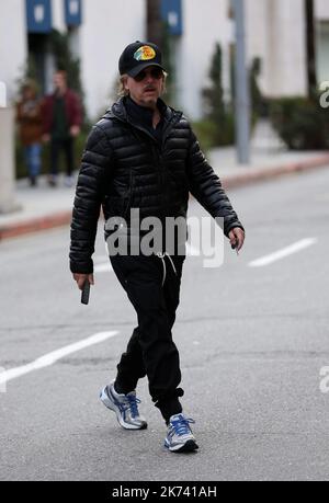 David Spade visto fuori e circa a Los Angeles. Foto Stock