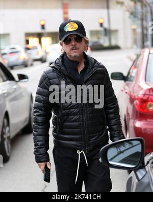 David Spade visto fuori e circa a Los Angeles. Foto Stock