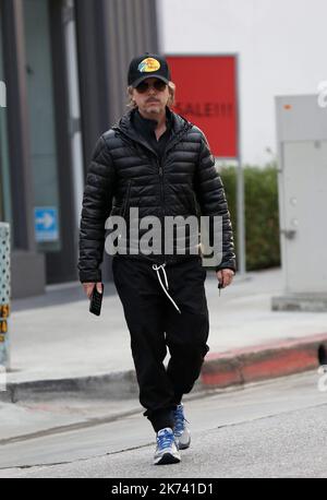 David Spade visto fuori e circa a Los Angeles. Foto Stock