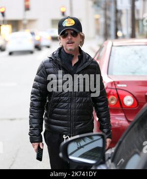 David Spade visto fuori e circa a Los Angeles. Foto Stock