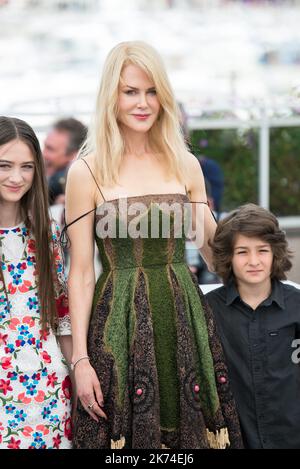Nicole Kidman partecipa all'uccisione di una fotocellula del cervo sacro nell'ambito del Festival del Cinema di Cannes del 70th. Foto Stock