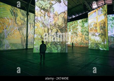 Immaginate la mostra Van Gogh a la Villette, dal 23rd giugno al 10th 2017 settembre Foto Stock