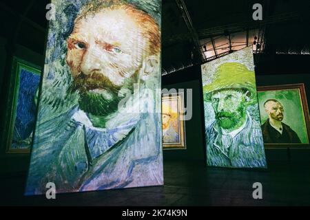 Immaginate la mostra Van Gogh a la Villette, dal 23rd giugno al 10th 2017 settembre Foto Stock