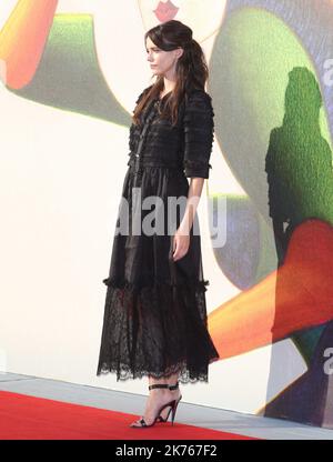 Stacy Martin partecipa alla prima del '22 luglio' durante il Deauville American Film Festival 2018 in Francia il 5th settembre 2018. Foto Stock