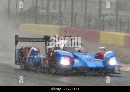 Centro benessere. Francorchamps. ; 04/05/2019; Sport di motori . Settore automobilistico. Resistenza. Campionato del mondo . WEC. 6 ore di Spa Francorchamps. 17 . SMP Racing . Russie . BR ENGINEERING BR1 – AER . LMP1 . *** Didascalia locale *** Foto Stock