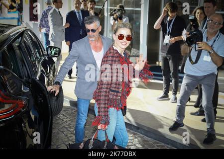 L'attrice STATUNITENSE Amber Heard arriva il 13 maggio 2019 all'Hotel Martinez alla vigilia dell'apertura della 72nd edizione del Festival del Cinema di Cannes a Cannes, nel sud della Francia. Foto Stock