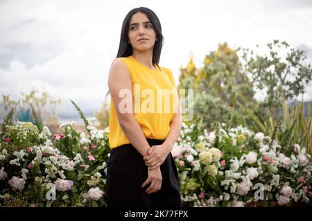 La comédienne et maintenant réalisatrice Hafsia Herzi qui présente à Cannes son film Premier 'Tu mérites un amour' Photo LP / Fred Dugit 72nd Festival annuale di Cannes a Cannes, Francia, maggio 2019. Il festival del cinema si terrà dal 14 al 25 maggio. Foto Stock