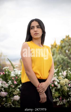 La comédienne et maintenant réalisatrice Hafsia Herzi qui présente à Cannes son film Premier 'Tu mérites un amour' Photo LP / Fred Dugit 72nd Festival annuale di Cannes a Cannes, Francia, maggio 2019. Il festival del cinema si terrà dal 14 al 25 maggio. Foto Stock