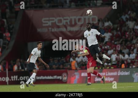 ©PHOTOPQR/LE PARISIEN/Olivier CORSAN ; Konya, Turquie, le 8 juin 2019. Partita pour les qualisations de l'Euro 2020 de football Turquie / France sur la photo pour la France : Samuel UMTITI UEFA European Qualifications Group H match tra Turchia e Francia per UEFA EURO 2020 al Konya Municipality Stadium di Konya, Turchia il 08 giugno 2019. Foto Stock