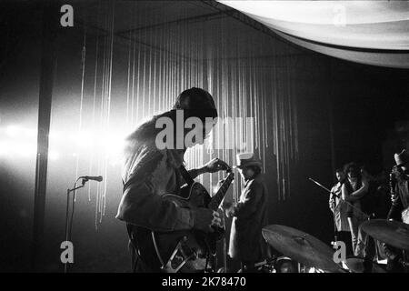 Captain Beefheart e Magic Band presso il Festival di Amougies, ottobre 24-28, 1969 Foto Stock