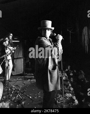 Captain Beefheart e Magic Band presso il Festival di Amougies, ottobre 24-28, 1969 Foto Stock