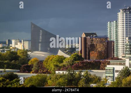 Imperial War Museum North, Salford Foto Stock