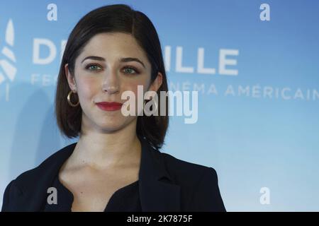 Annabelle Attanasio . Topolino e l'orso. Réalisatrice . Festival del cinema americano a Deauville, Normandia, Francia. Foto Stock