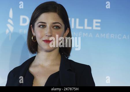 Annabelle Attanasio . Topolino e l'orso. Réalisatrice . Festival del cinema americano a Deauville, Normandia, Francia. Foto Stock