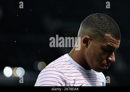 Olympique Marseille Kylian Mbappe durante il 11th° giorno di Ligue 1 Conforama, tra Paris Saint Germain (PSG) e Olympique Marseille (OM), 27 ottobre 2019 Foto Stock