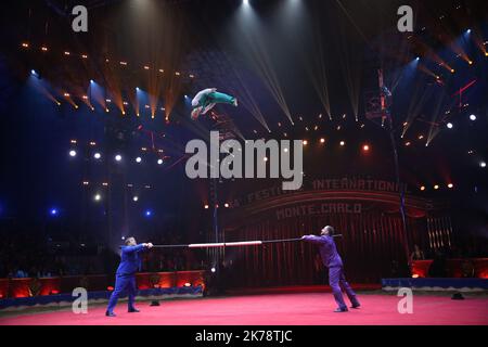 Il 44th° Festival Internazionale del Circo di Monte-Carlo Foto Stock