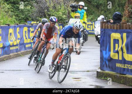 ©PHOTOPQR/OUEST FRANCE/QUEMENER YVES-MARIE ; Plouay ; 27/08/2020 ; Championnat d'Europe à Plouay. ELISA LONGO BORGHINI (ITA) Foto Yves-marie Quemener / Ouest-France Campionati europei di ciclismo a Plouay, Francia, 27 agosto 2020. Foto Stock