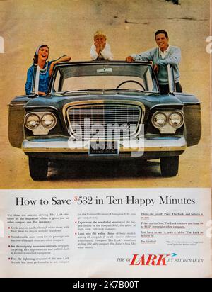 Vintage 27 Gennaio 1961 'Life' Magazine Advert, USA Foto Stock