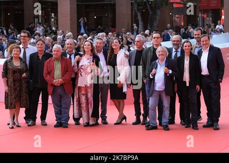 Roma, Italia. 16th Ott 2022. Il caso del film 'Astolfo' su tappeto rosso durante il 4th° giorno del Festival del Cinema di Roma. (Foto di Elena Vizzoca/Pacific Press/Sipa USA) Credit: Sipa USA/Alamy Live News Foto Stock