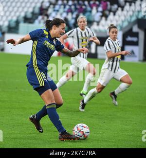 ©PHOTOPQR/LE PROGRES/Richard MOUILLAUD - Lione 09/12/2020 - le 09/12/2020 FOOT OL Féminin OL JUVENTUS TORINO -OL JUVENTUS TORINO 16eme de finale aller ligue des Champions Dzsenifer Marozsan Foto Stock