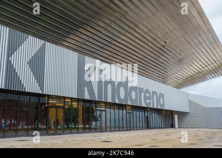 ©Julian Letouq / le Pictorium/MAXPPP - Julian Letouq / le Pictorium - 11/12/2020 - Francia / Normandie / Rouen - Kindarena ferme sauf aux professionnels. / 11/12/2020 - Francia / Normandia / Rouen - Kindarena chiuso ad eccezione dei professionisti. Foto Stock