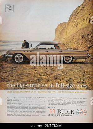 Vintage 27 Gennaio 1961 'Life' Magazine Advert, USA Foto Stock