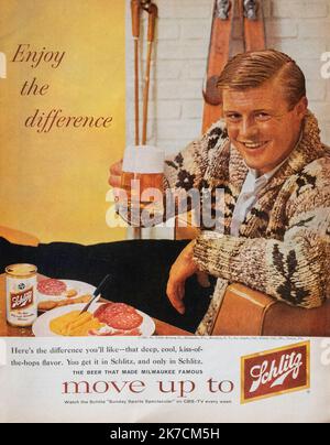 Vintage 27 Gennaio 1961 'Life' Magazine Advert, USA Foto Stock