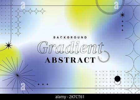 Set di poster dal design moderno con elementi astratti di forme e colori diversi, illustrazione a vettore piatto isolata Illustrazione Vettoriale