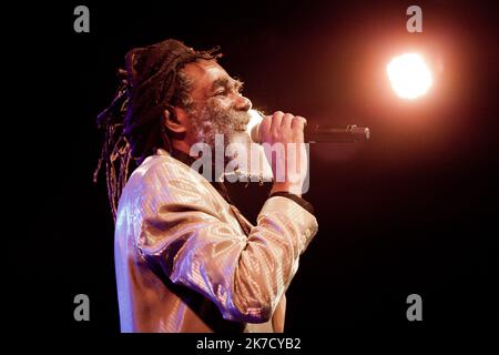 ©Michael Bunel / le Pictorium/MAXPPP - Michael Bunel / le Pictorium - 02/02/2013 - Francia / Parigi - Don Carlos (ne Euvin Spencer le 29 juin 1952) est un chanteur et un auteur/compositeur jamaicain de reggae. 2 fevrier 2013. Parigi, Francia. / 02/02/2013 - Francia / Parigi - Don Carlos (Euvin Spencer, 29 giugno 1952) è un . Febbraio 2, 2013. Parigi, Francia. Foto Stock