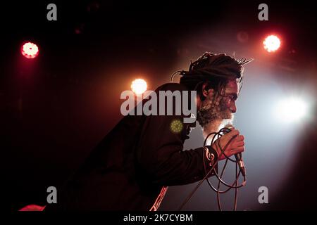 ©Michael Bunel / le Pictorium/MAXPPP - Michael Bunel / le Pictorium - 29/01/2013 - France - Don Carlos (ne Euvin Spencer le 29 juin 1952) est un chanteur et un auteur/compositeur jamaicain de reggae. 29 gennaio 2013. Parigi, Francia. / 29/01/2013 - Francia - Don Carlos (Euvin Spencer, 29 giugno 1952) è un . Gennaio 29, 2013. Parigi, Francia. Foto Stock