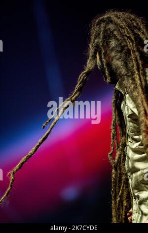 ©Michael Bunel / le Pictorium/MAXPPP - Michael Bunel / le Pictorium - 05/08/2016 - France - Alberto D'Ascola dit Alborosie (ne le 4 juillet 1977 a Marsala, en Sicile) est un chanteur de reggae sicilien. Il est le Premier artiste sicilien. un connaitre un succe internazionale sulla scena reggae. 6 aout 2016. Pauillac, Francia. / 05/08/2016 - Francia - Alberto D'Ascola detto Alborosia (Marsala, 4 luglio 1977) è un . È il primo artista siciliano. raggiungere il successo internazionale sulla scena reggae. Agosto 6, 2016. Pauillac, Francia. Foto Stock